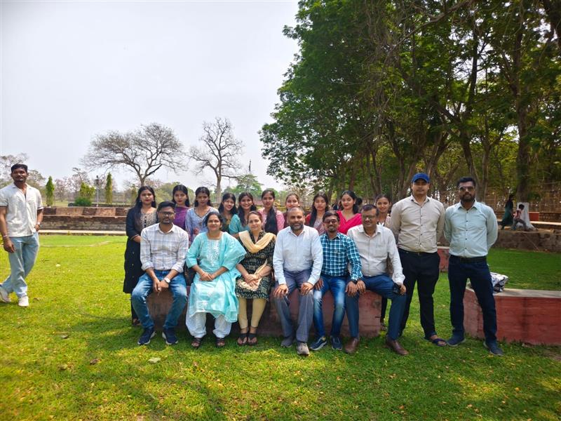 Jamul College students visit Sirpur during edu tour.